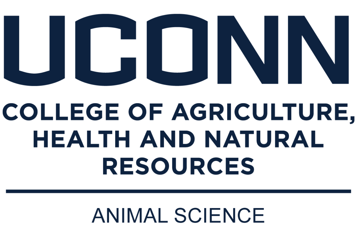 wordmark for the UConn College of Agriculture, Health and Natural Resources' Department of Animal Science